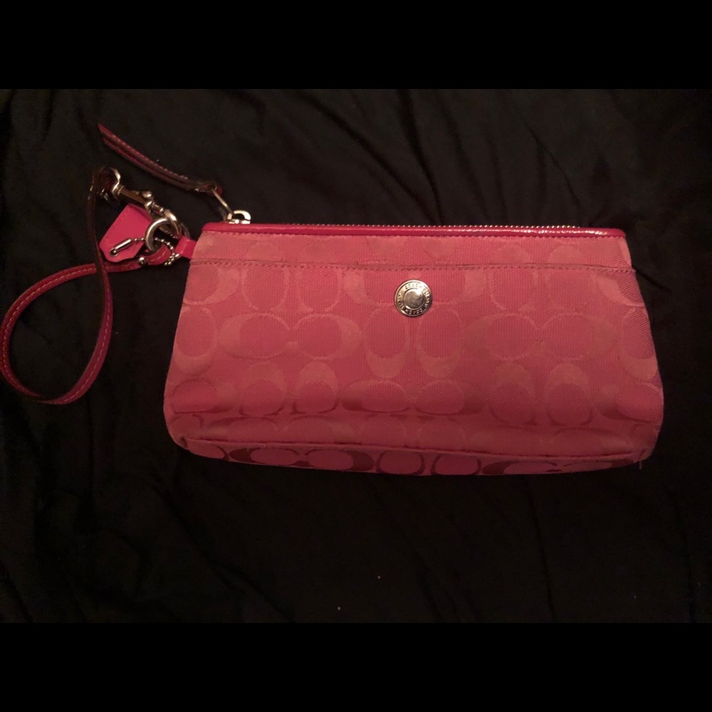 Authentic coach wristlet
